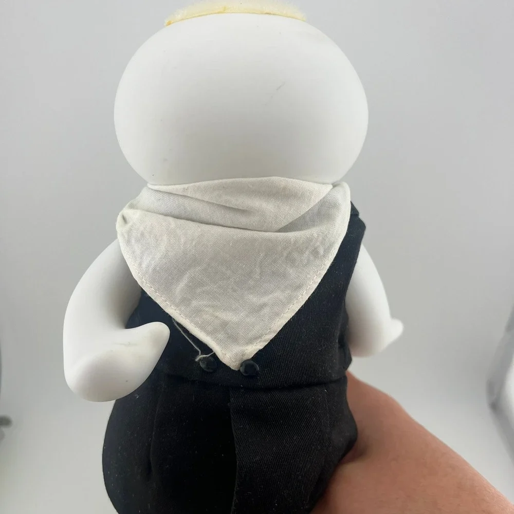 Vintage Pillsbury Doughboy Chef Figurine Display With Pastry Tray 12